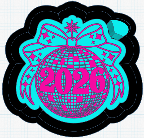 2026 Disco Ball Siicone Mold