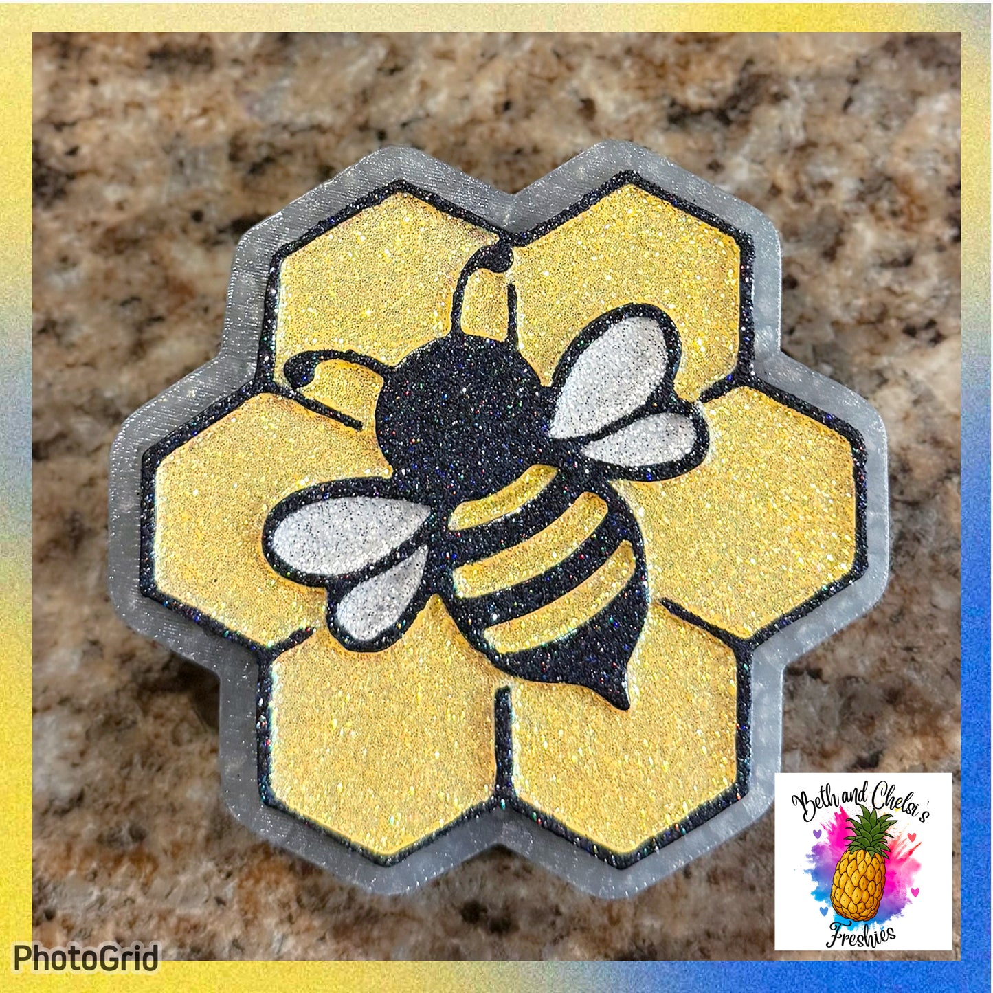 Honeycomb Bee Silicone Mold