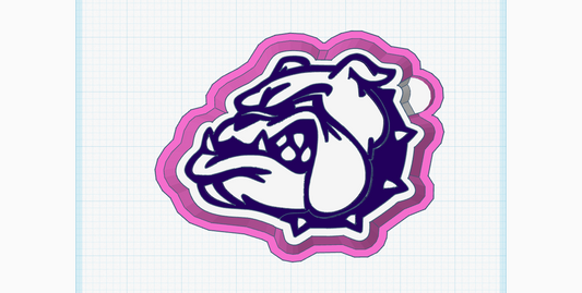 Angry Bulldog Silicone Mold