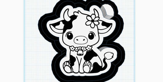 Baby Moo Silicone Mold