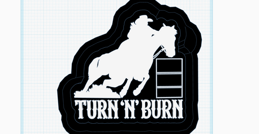 Barrel Racer Silicone Mold