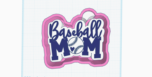 Baseball Mom Silicone Mold