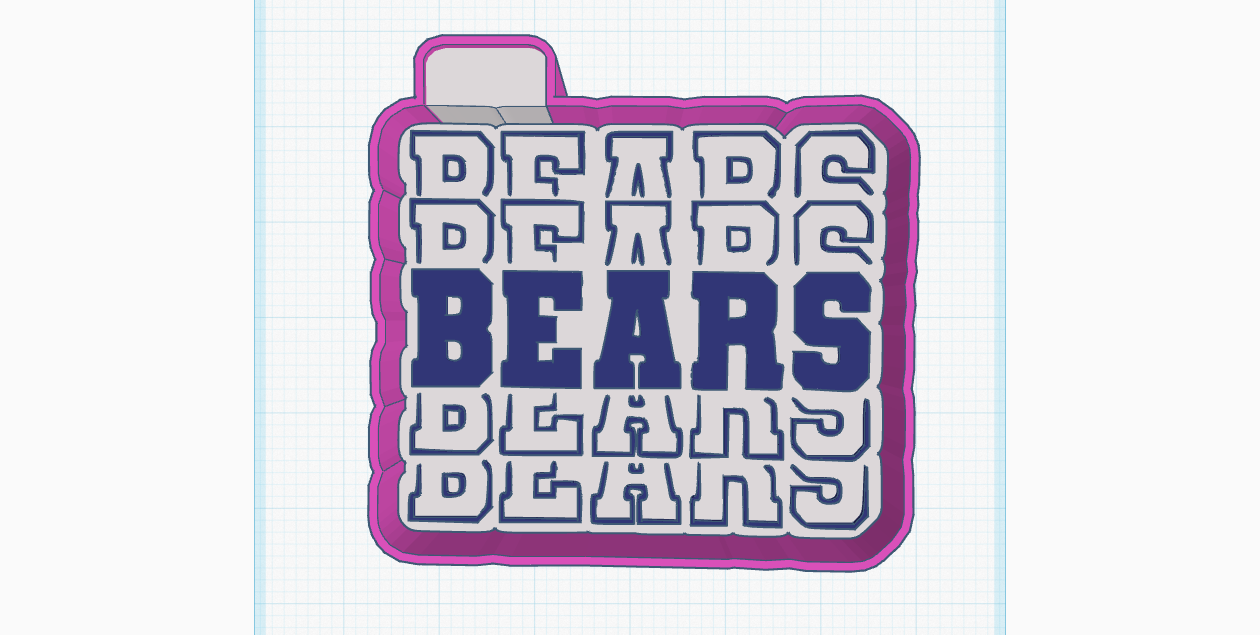 Bears Stacked Silicone Mold