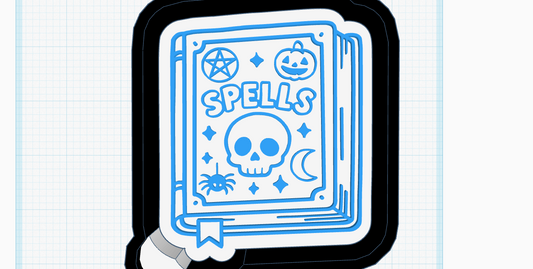 Book of Spells Silicone Mold