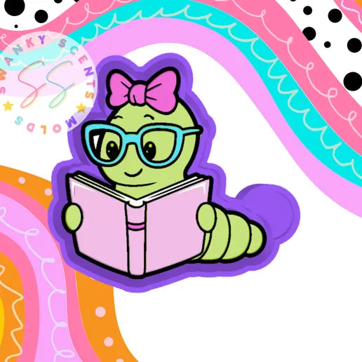 Bookworm Silicone Mold