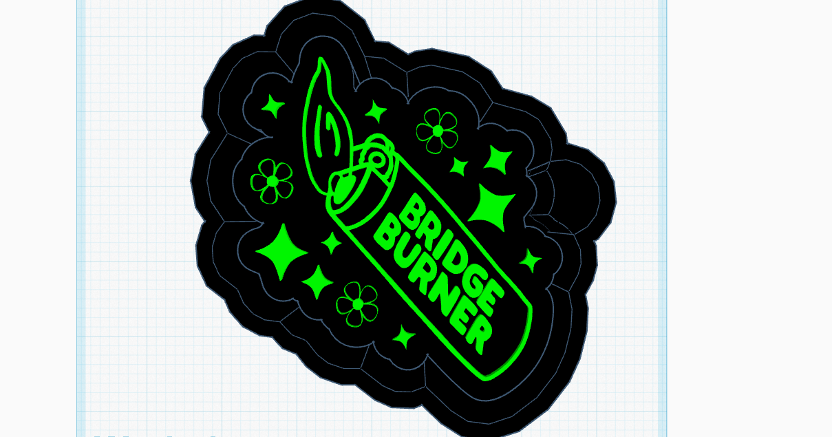 Bridge Burner Silicone Mold