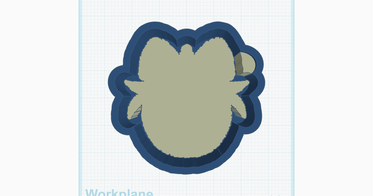 Ornament with Bow Cardstock Silicone Mold