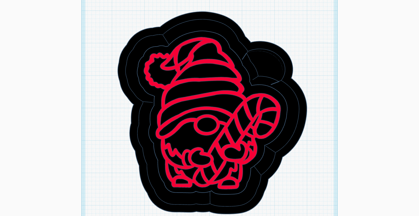 Christmas Gnomie Silicone Mold