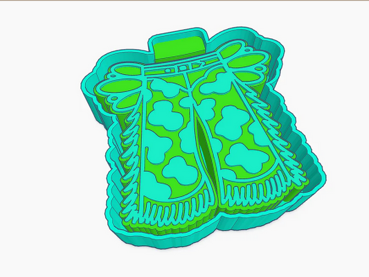 Cowprint Chaps Silicone Mold