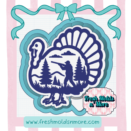 Turkey Hunting Silicone Mold