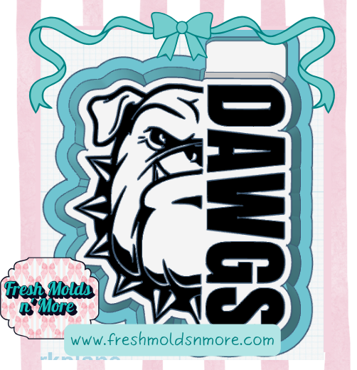 GA Dawgs Freshie Mold