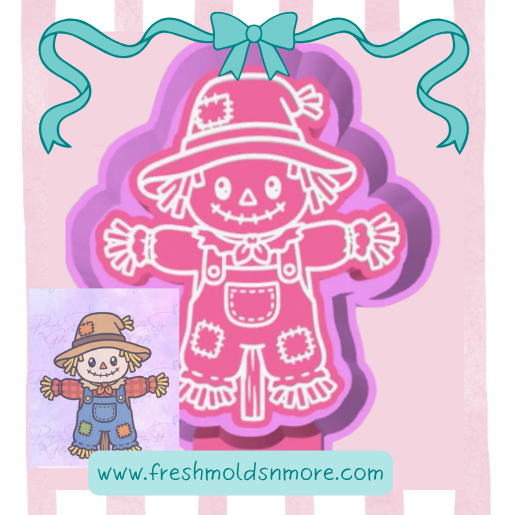Happy Scarecrow Freshie Mold