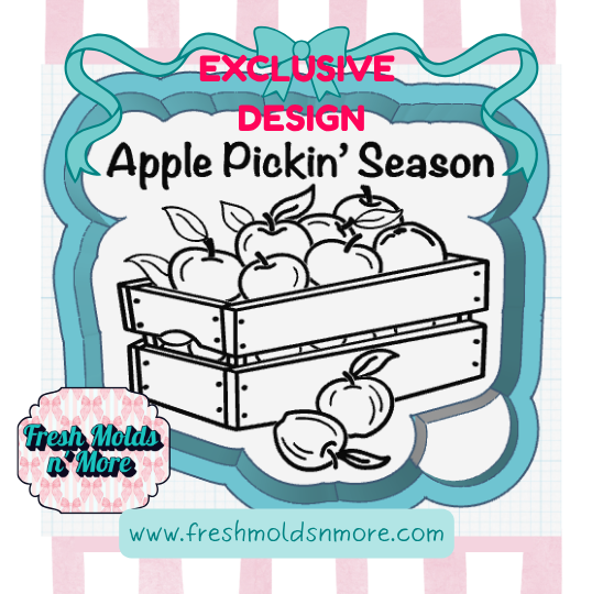 Apple Crate Freshie Mold