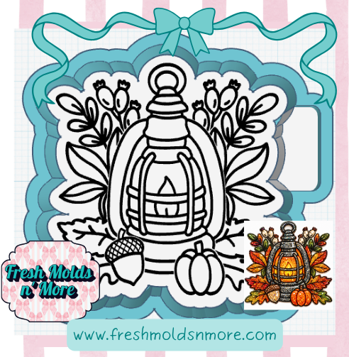 Fall Lantern Freshie Mold