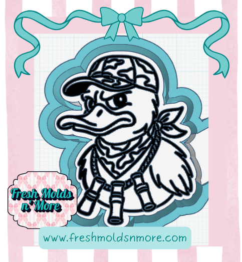 Duck Hunter Freshie Mold