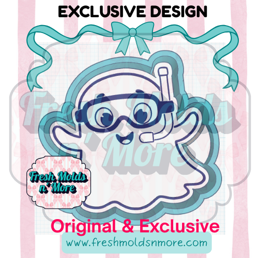 Scuba Ghost Silicone Mold