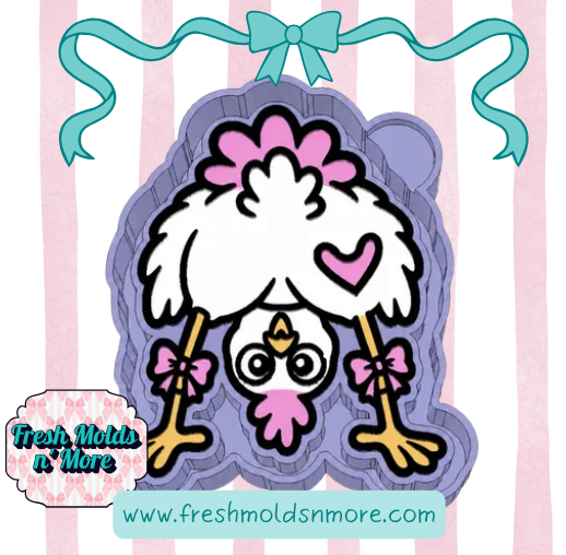 Peek a Boo Chicken Silicone Mold