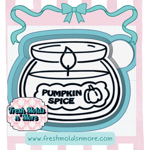 Pumpkin Spice Candle Freshie Mold