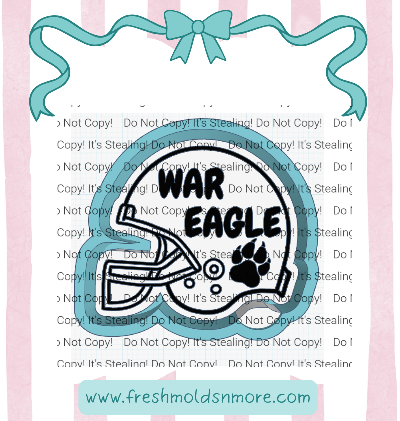 War Eagle Helmet Silicone Mold