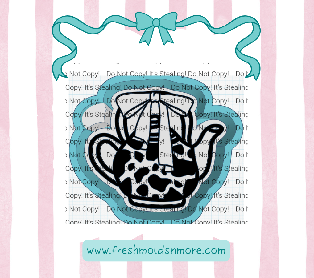 Cow Print Kettle Silicone Mold