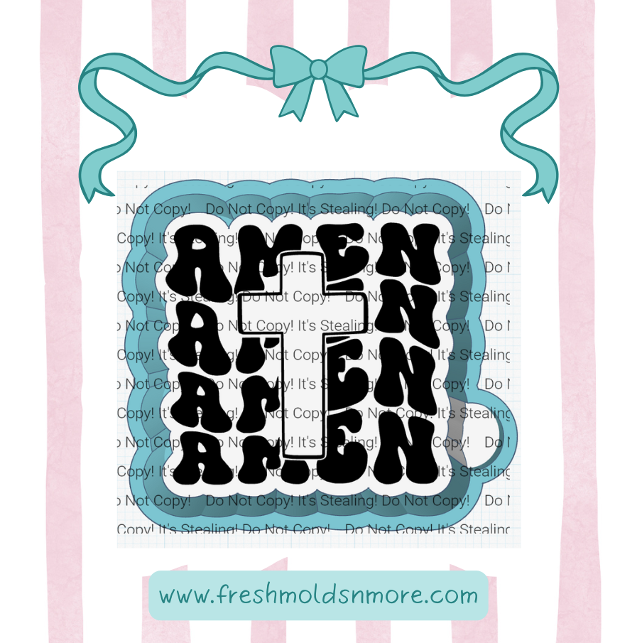 Amen Stacked Silicone Mold