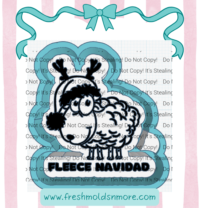 Fleece Navidad Silicone Mold