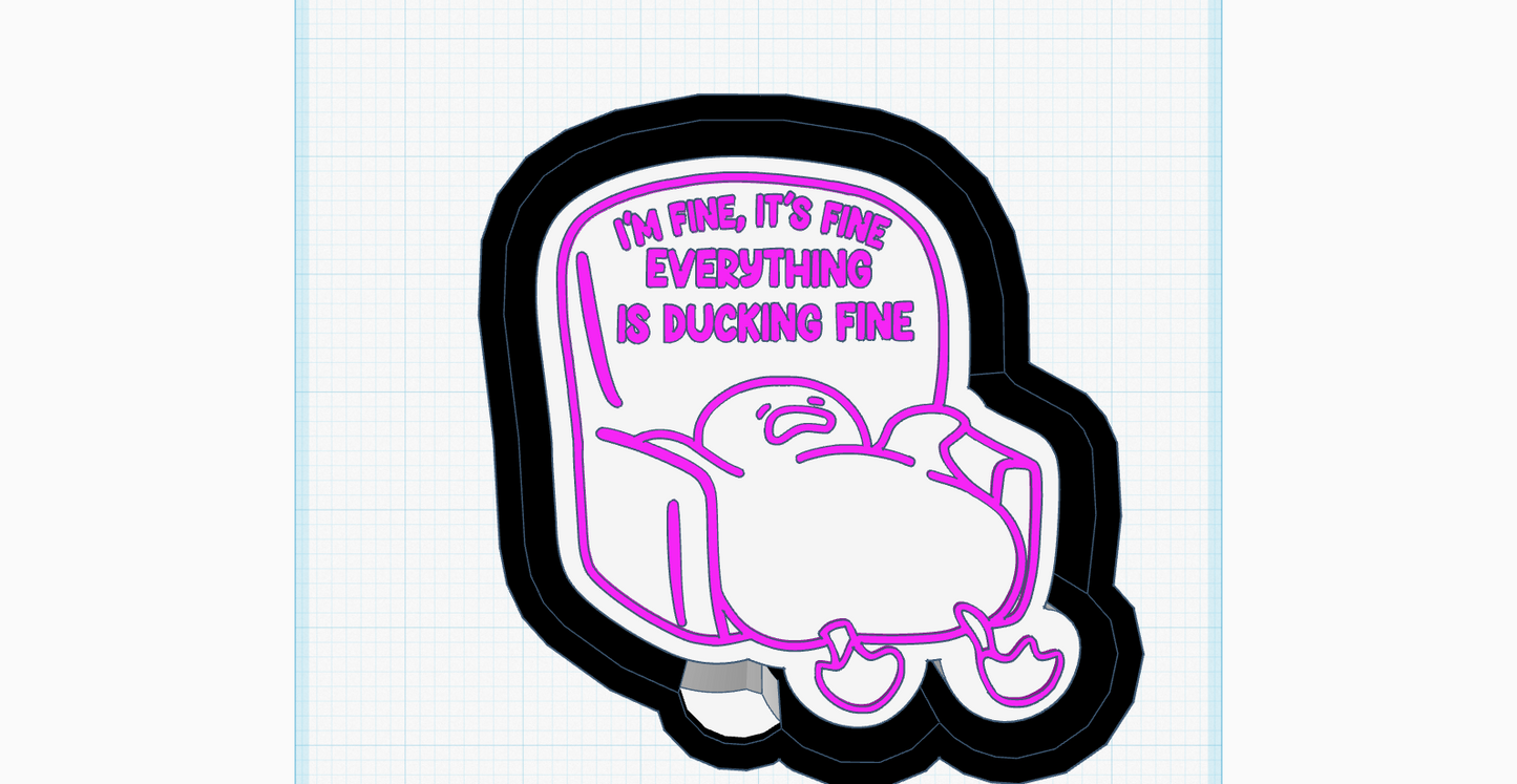 Everything is Ducking Fine Silicone Mold