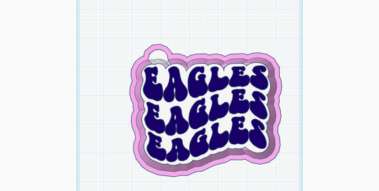 Eagles Stacked Silicone Mold