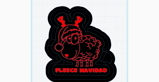 Fleece Navidad Silicone Mold