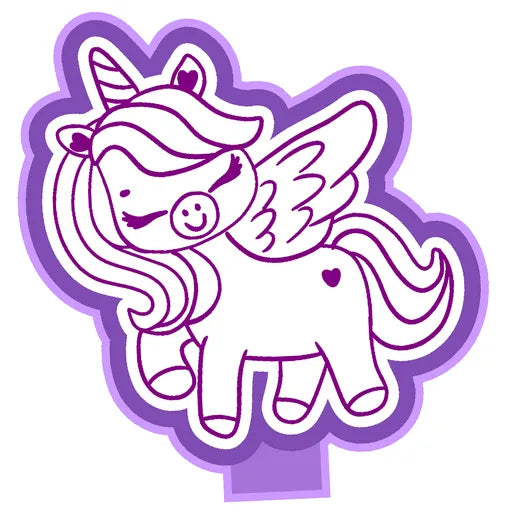 Girly Unicorn Silicone Mold