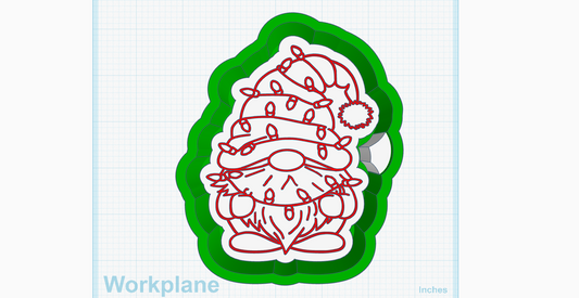 Gnome with Lights Silicone Mold