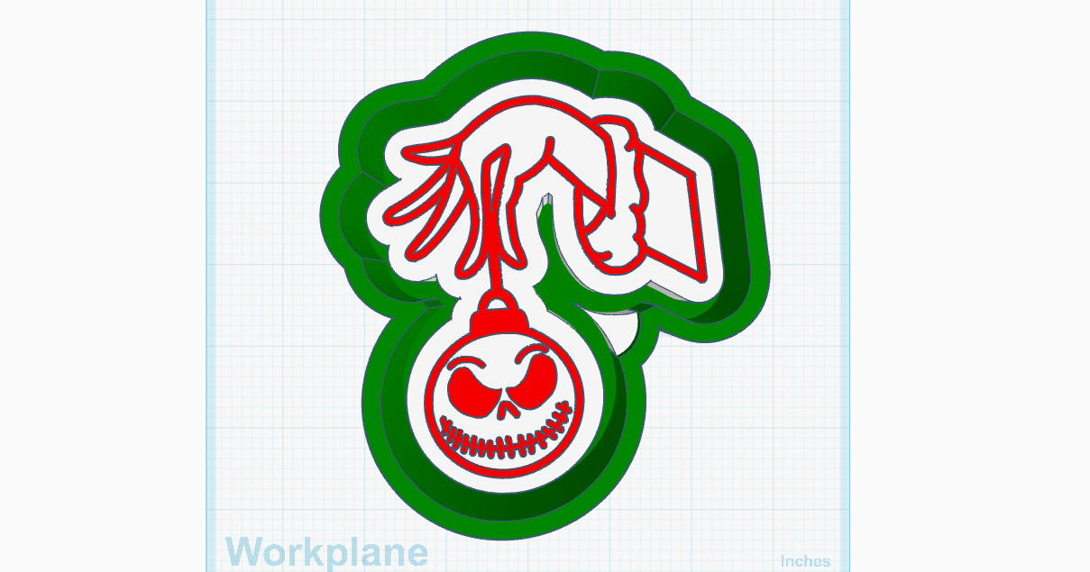 Green Man and Jack Silicone Mold