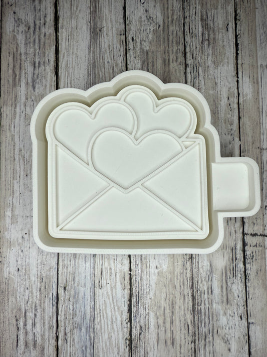 Letter of Hearts Mold