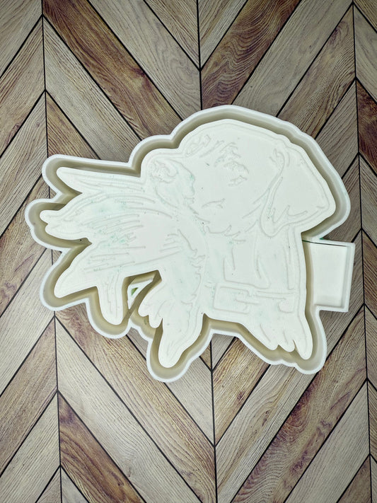 Hunting Dog with Duck