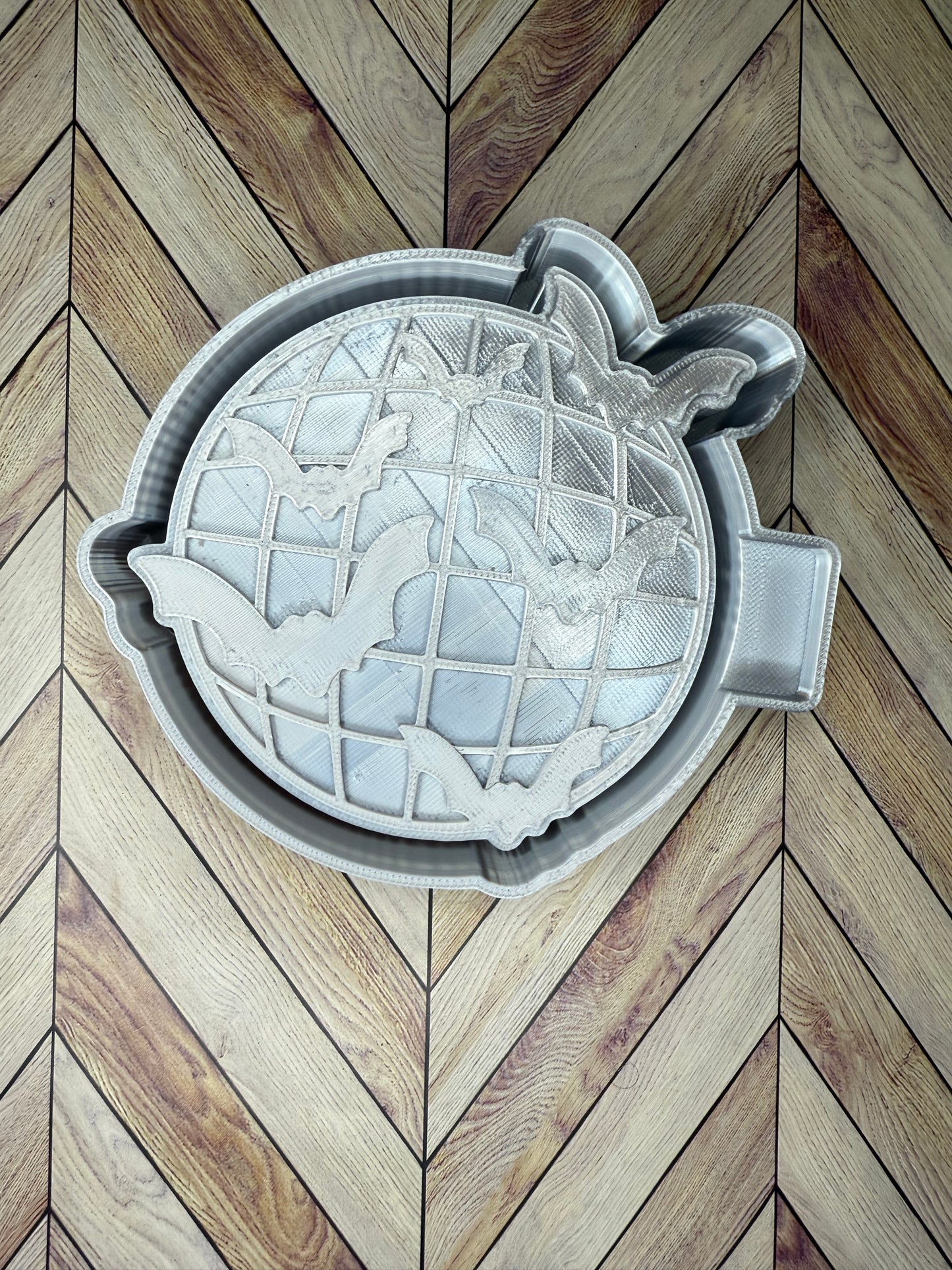 Disco Ball with Bats Silicone Mold