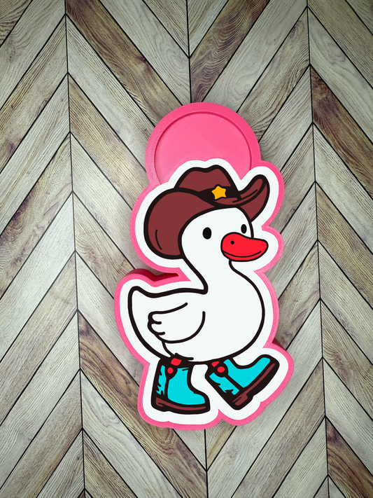 Cowboy Duck Silicone Mold