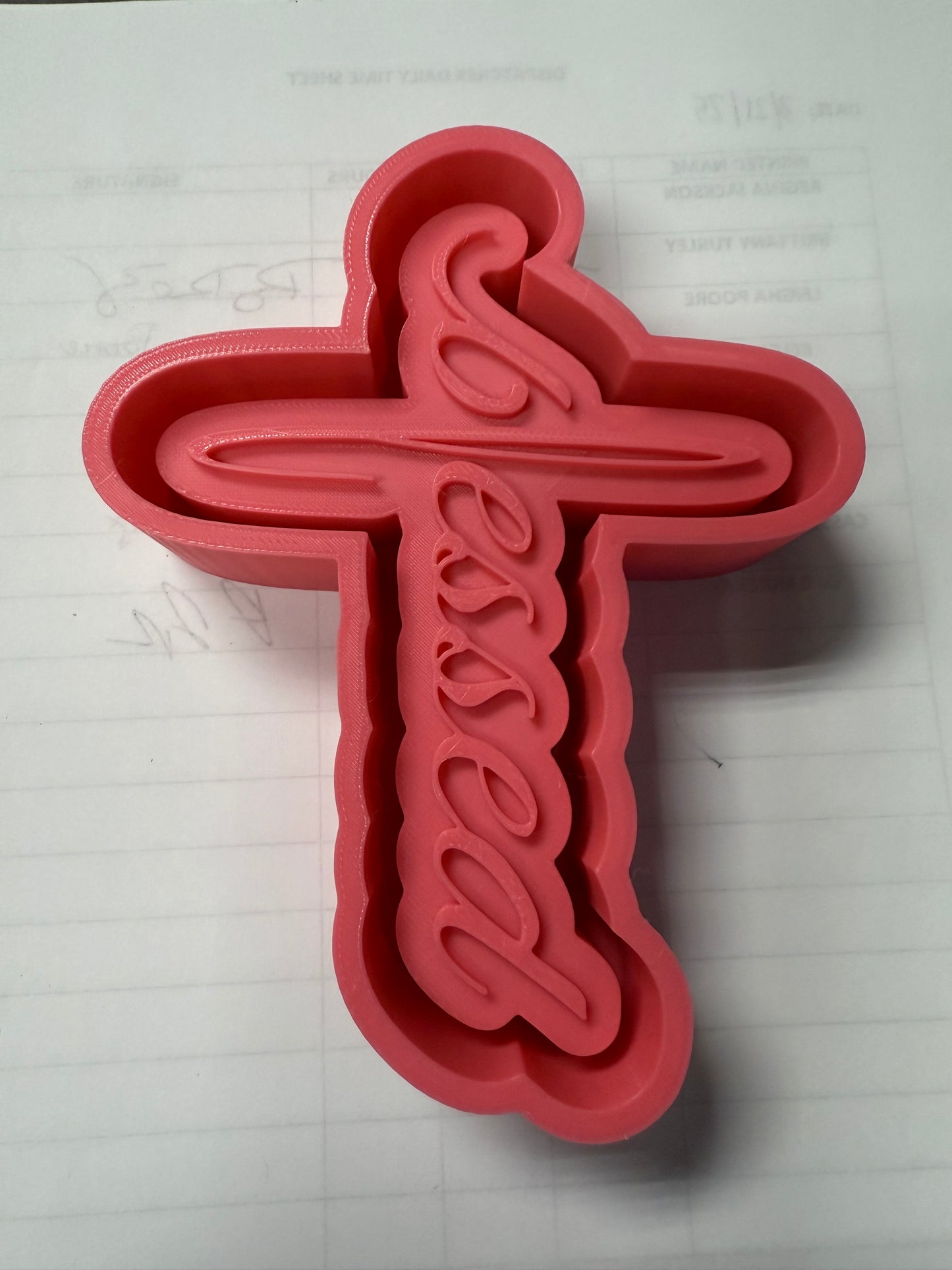 Blessed Cross Silicone Mold