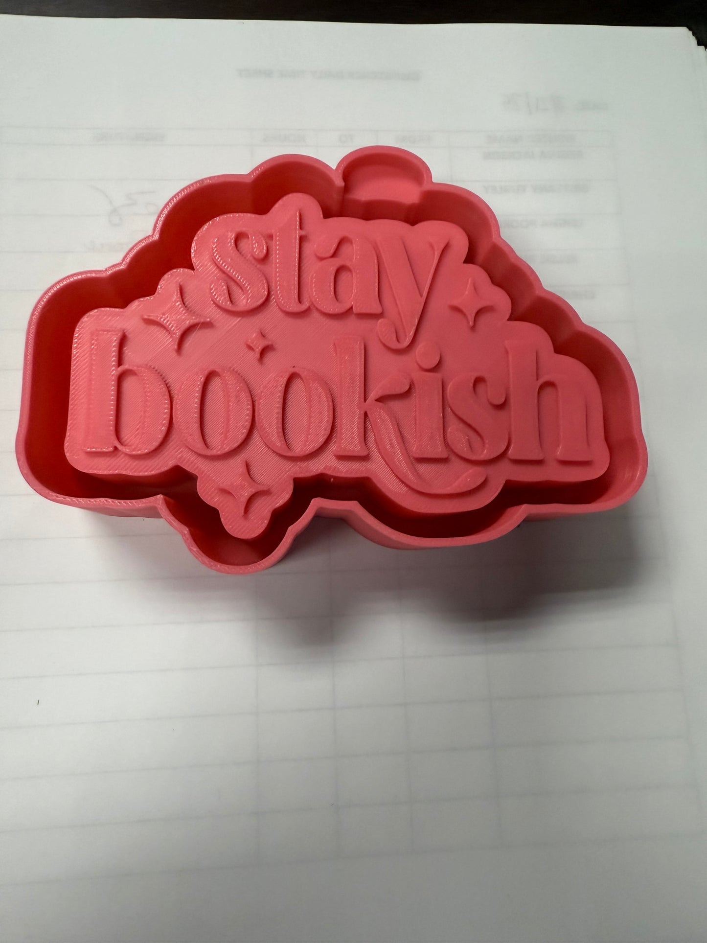 Stay Bookish Silicone Mold
