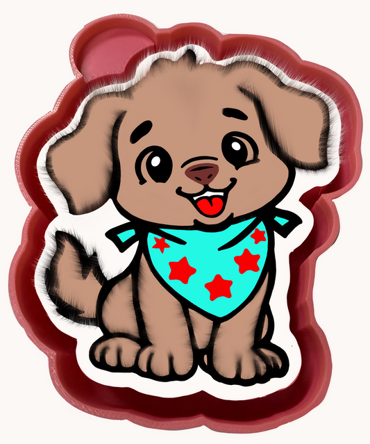 Puppy Bandana Silicone Mold