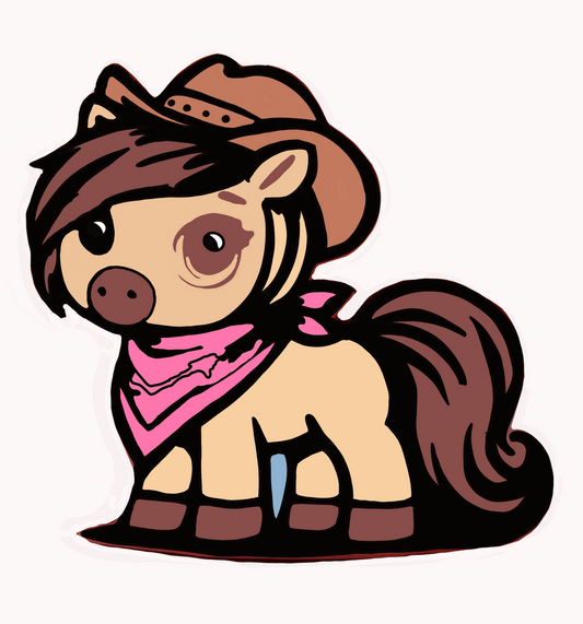 Cowboy Pony Silicone Mold