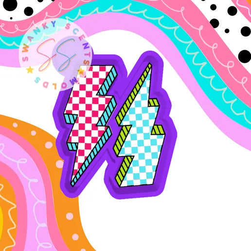 Lightning Bolt Vent Silicone Mold