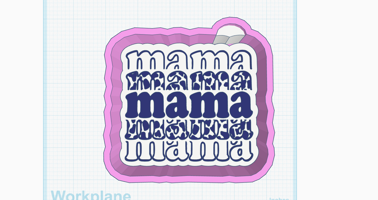 MAMA Stacked Silicone Mold
