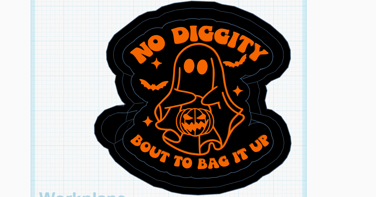 No Diggity Ghost Silicone Mold