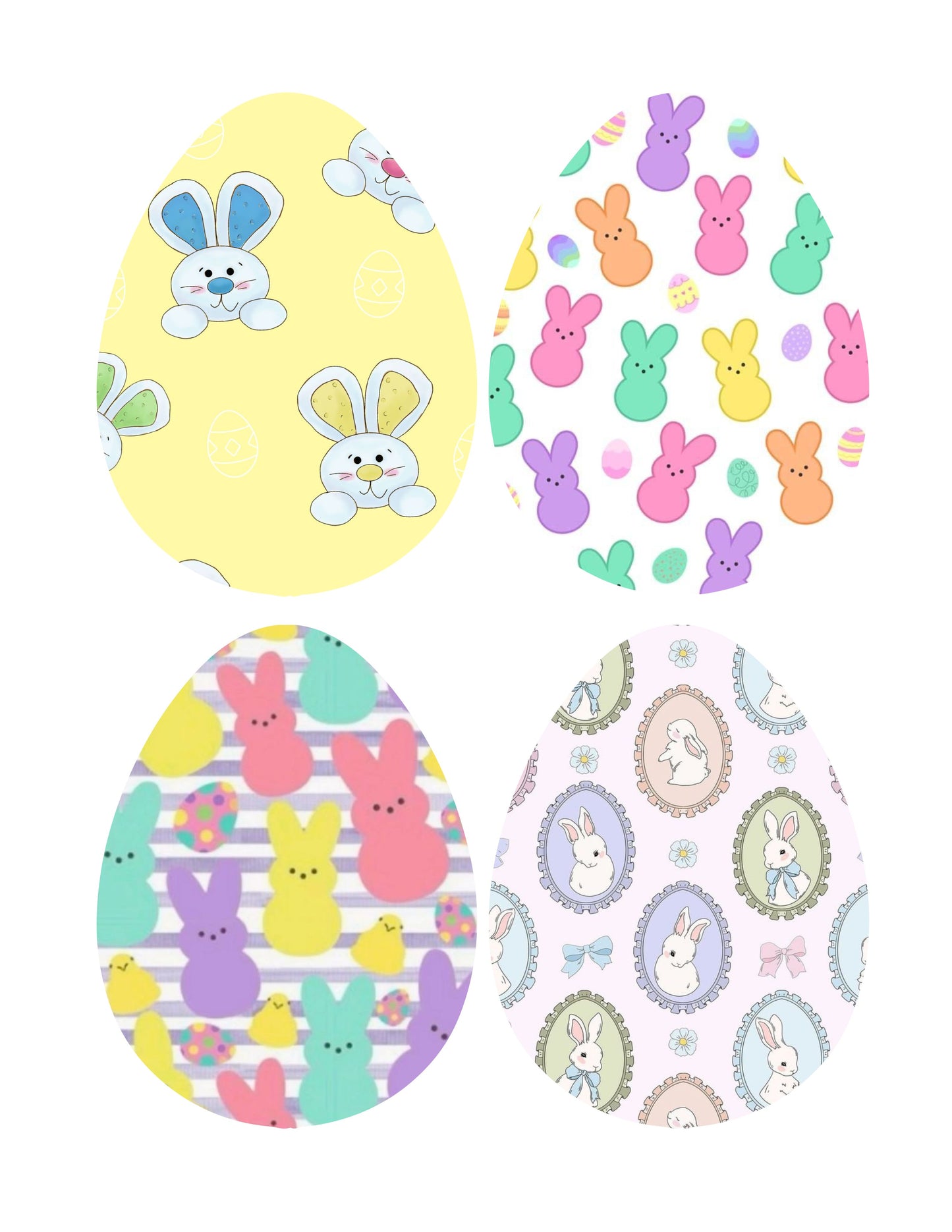 Easter Egg Cardstock Mold