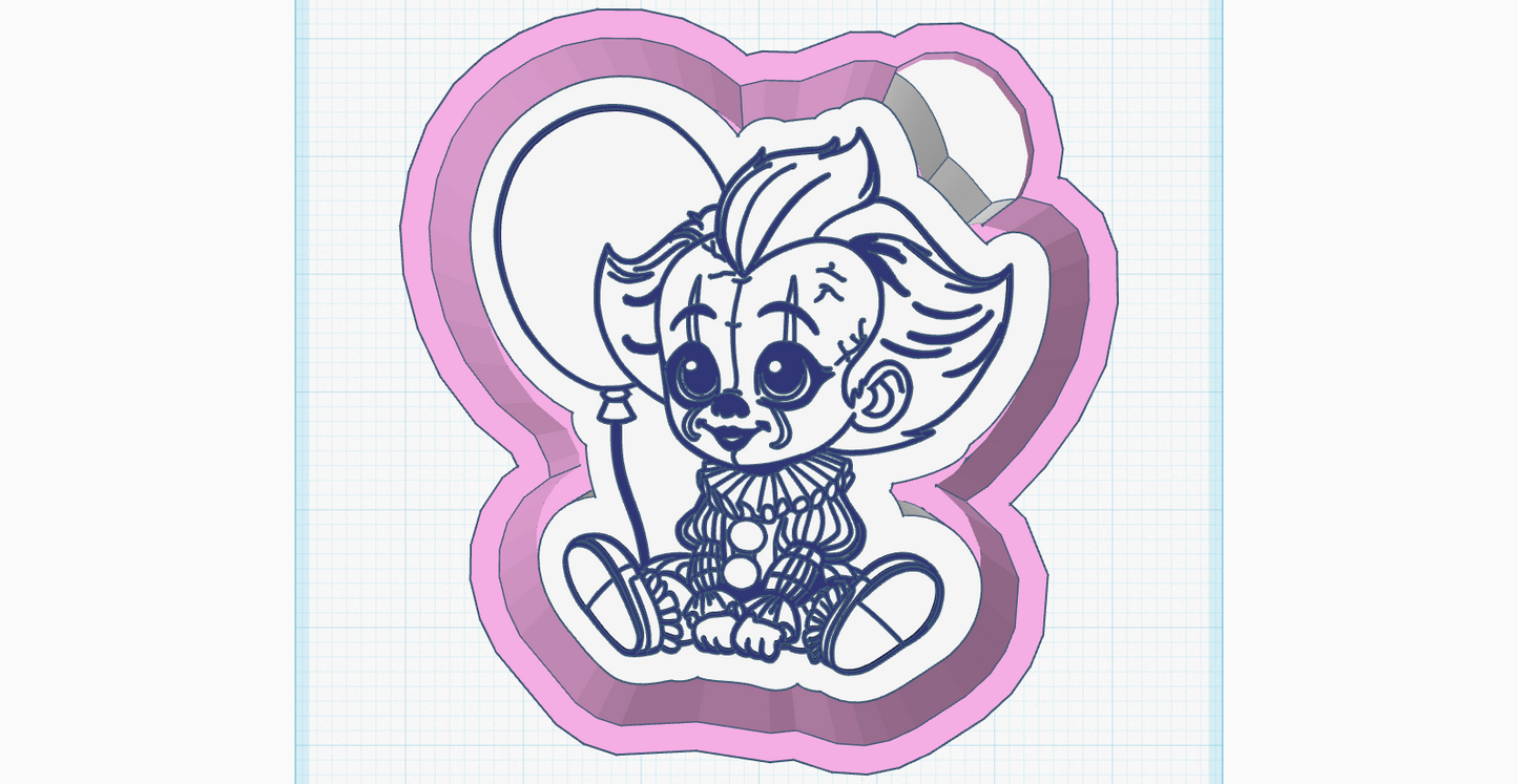 Scary Baby Silicone Mold