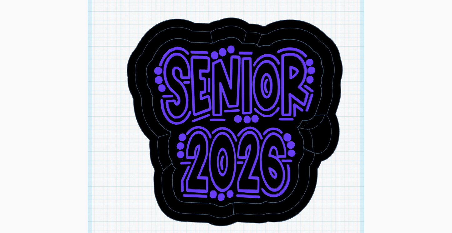 Senior 2026 Silicone Mold