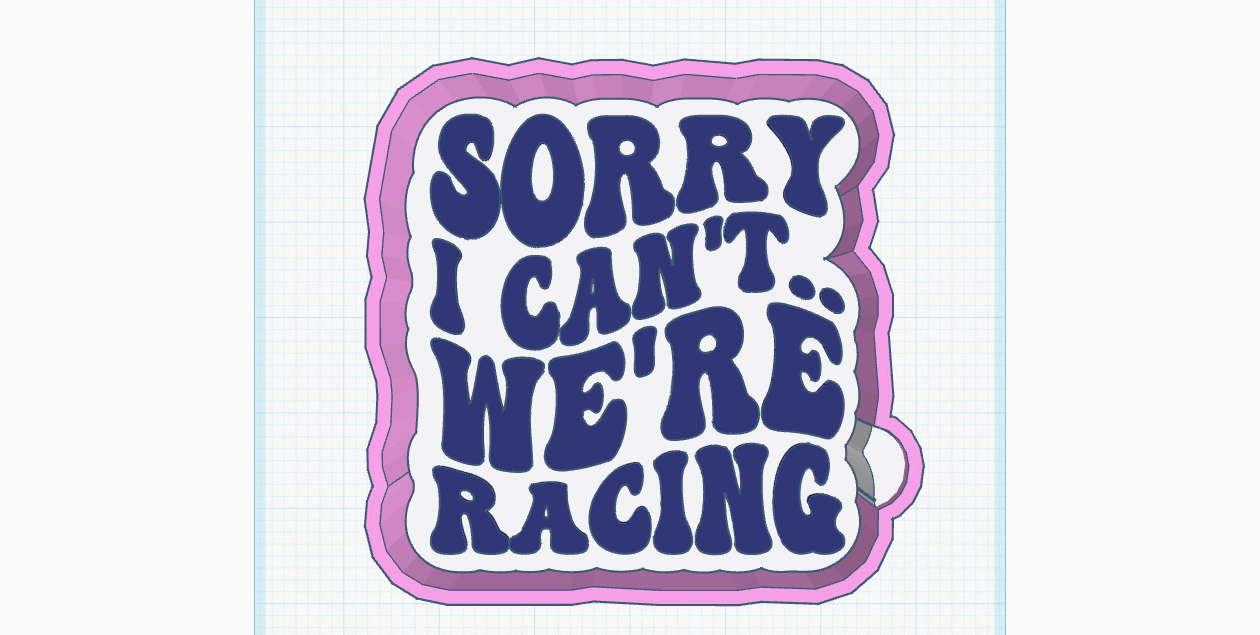Sorry, Racing Silicone Mold
