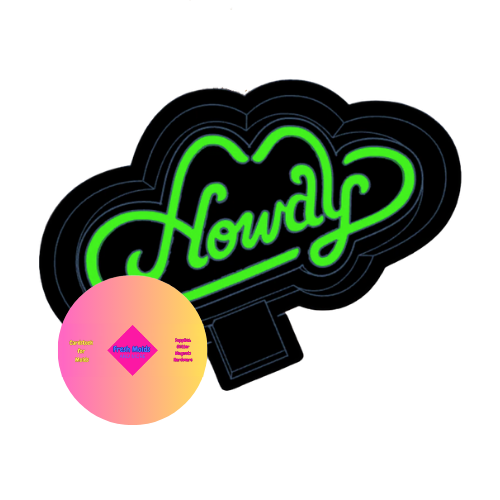 Howdy Cowboy Hat Silicone Mold