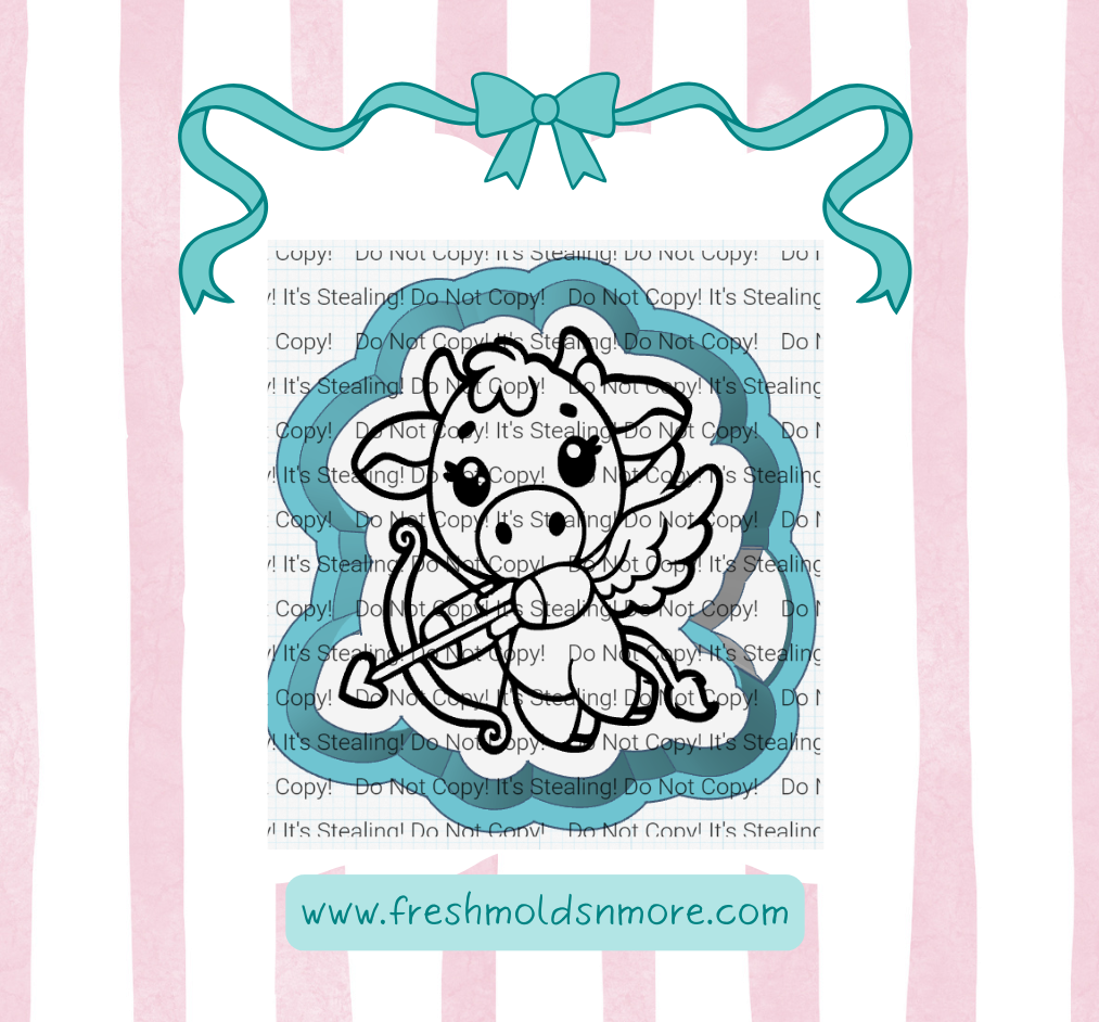 Cow Cupid Silicone Mold