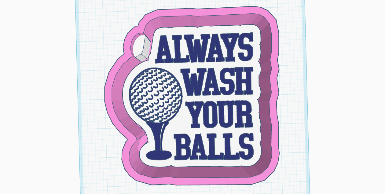 Wash Your Balls Silicone Mold